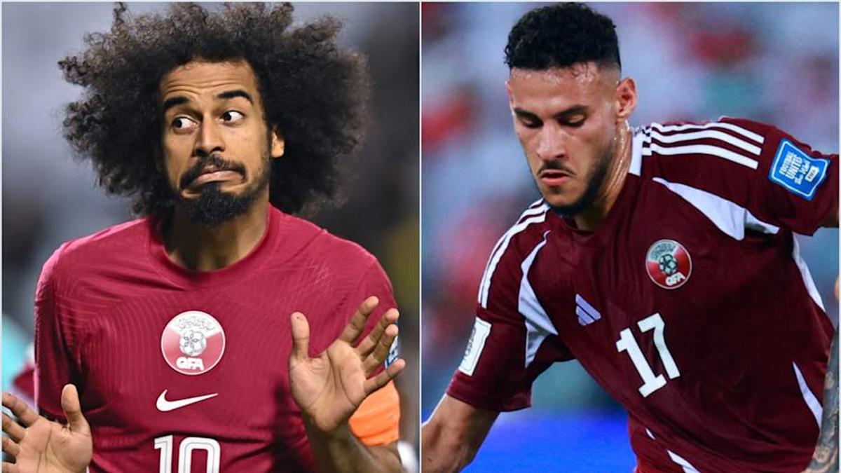  Akram Afif is the standout but Mohamed Al Mannai has the potential. | Noushad Thekkayil/NurPhoto/Getty Images, KARIM JAAFAR/AFP/Getty Images 