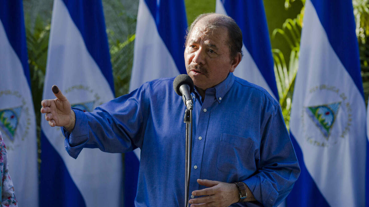 Foto de archivo. El gobierno colombiano pidió a su embajador en Nicaragua retirarse del país en rechazo a las recientes declaraciones del presidente Daniel Ortega en las que califica a Colombia como un “narco Estado”.
L