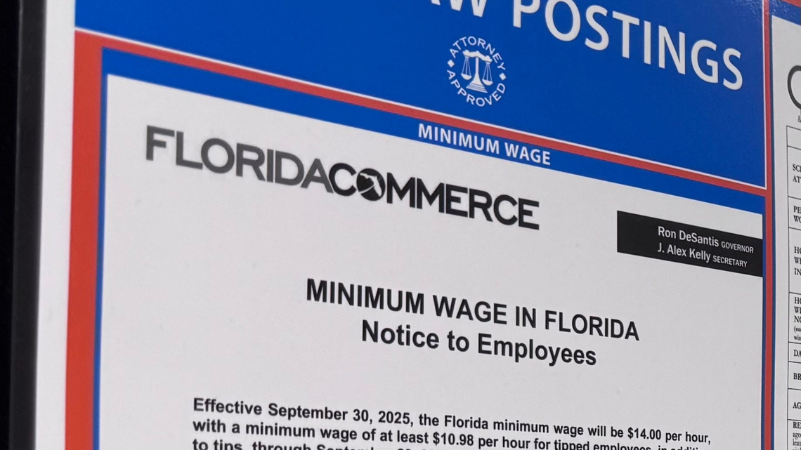 Florida's new $15 minimum wage still falls short of housing costs 