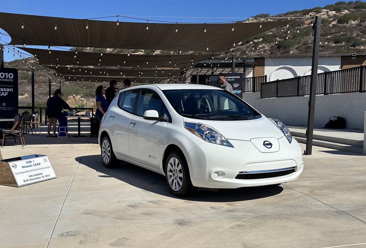  The very first "Job 1" 2011 Nissan Leaf.