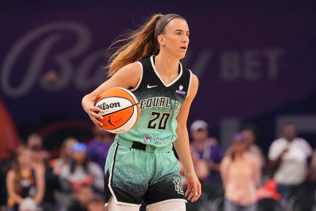  New York Liberty guard Sabrina Ionescu. Joe Camporeale-Imagn Images