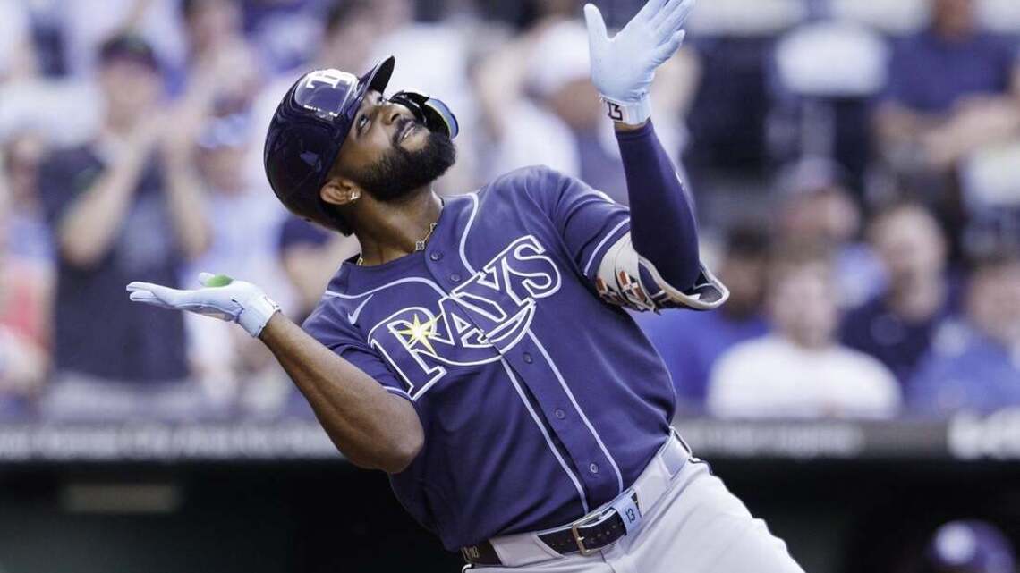 Caminero extends homer streak to five games as Rays smash Royals