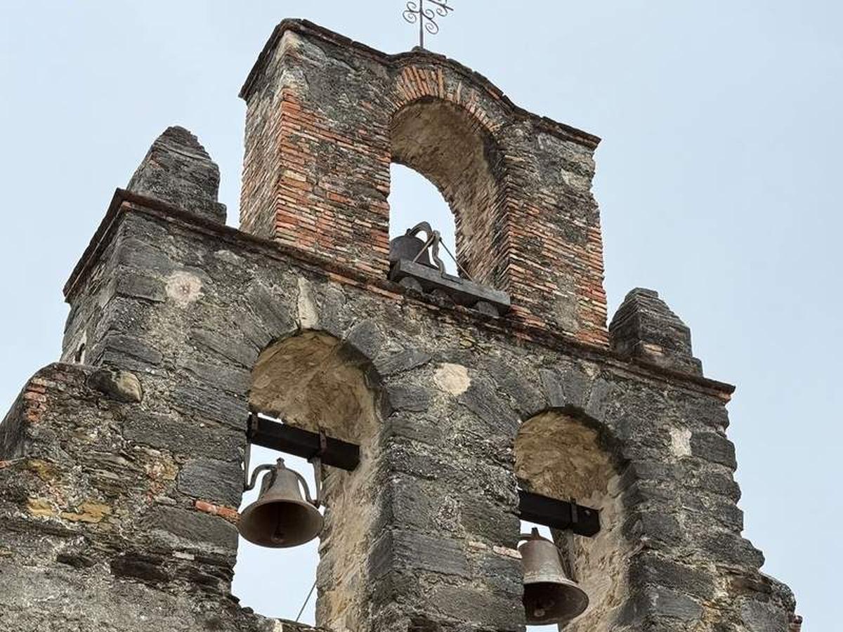  Bell tower of Mission Espada, the oldest of the San Antonio missions, founded in 1731. Photo credit: Sharon Kurtz 