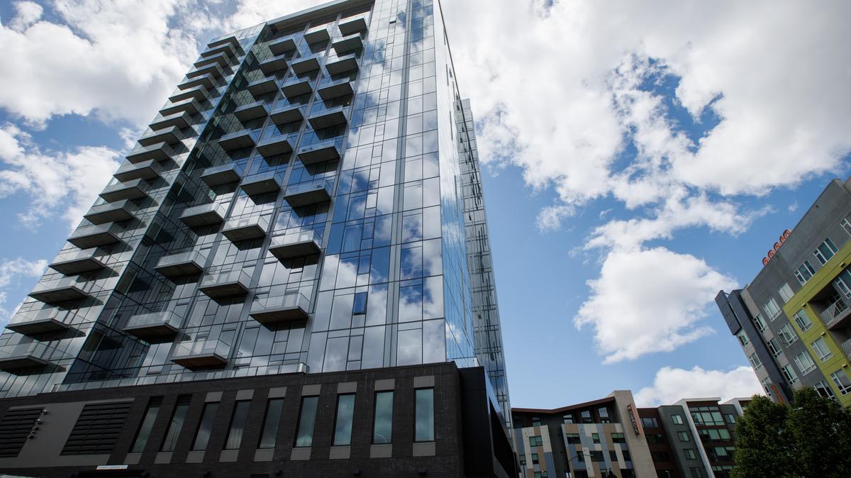 The residential tower at 10 E. Reed Street in downtown San Jose’s SoFA District is seen Tuesday May 26, 2026. (Dai Sugano/Bay Area News Group)