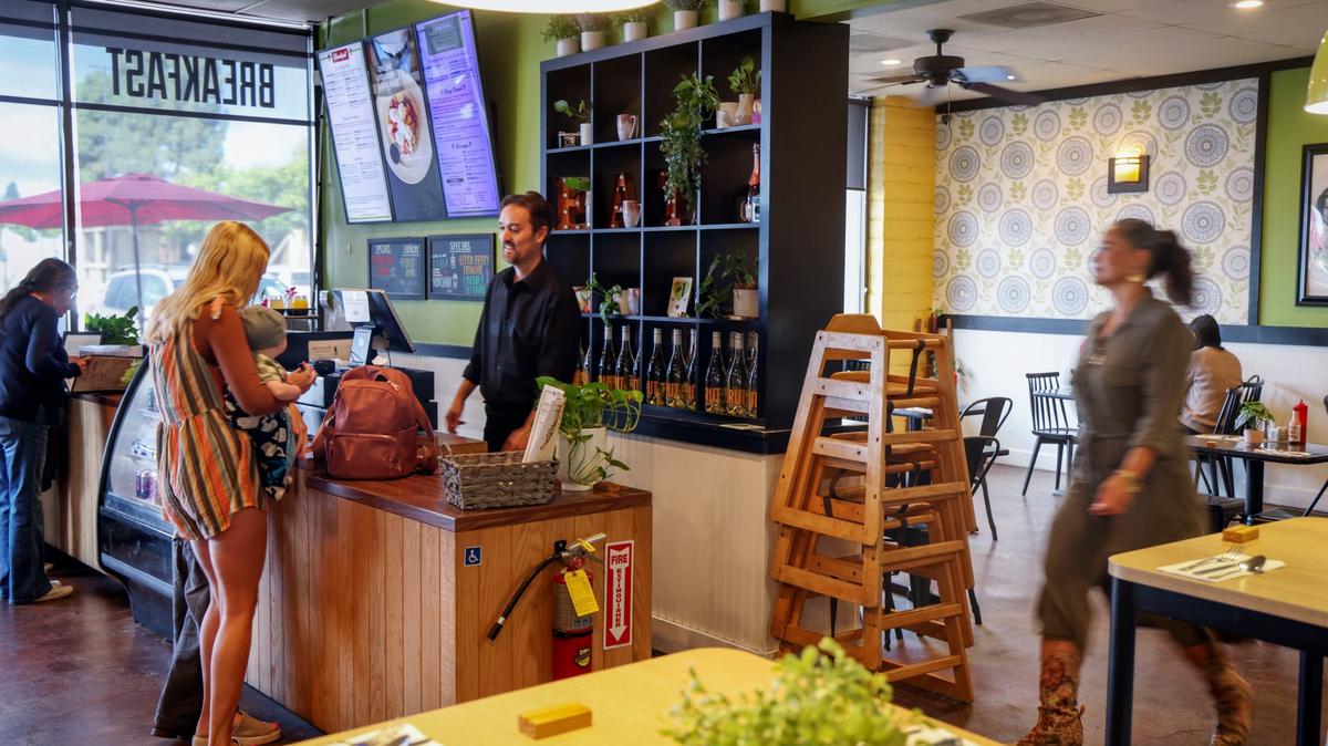 Interior view at The Trails Eatery in San Carlos on Friday, May 29, 2026.  (Sandy Huffaker for The San Diego Union-Tribune)