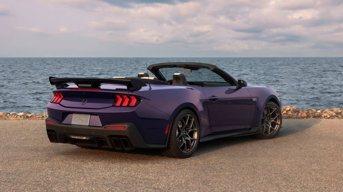 Ford Chops The Roof Off The Mustang Dark Horse SC So You Can Hear The Supercharger Better 