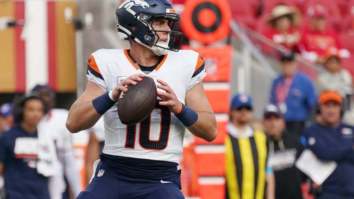 Bo Nix, Broncos eager to find spark vs. winless Chargers 