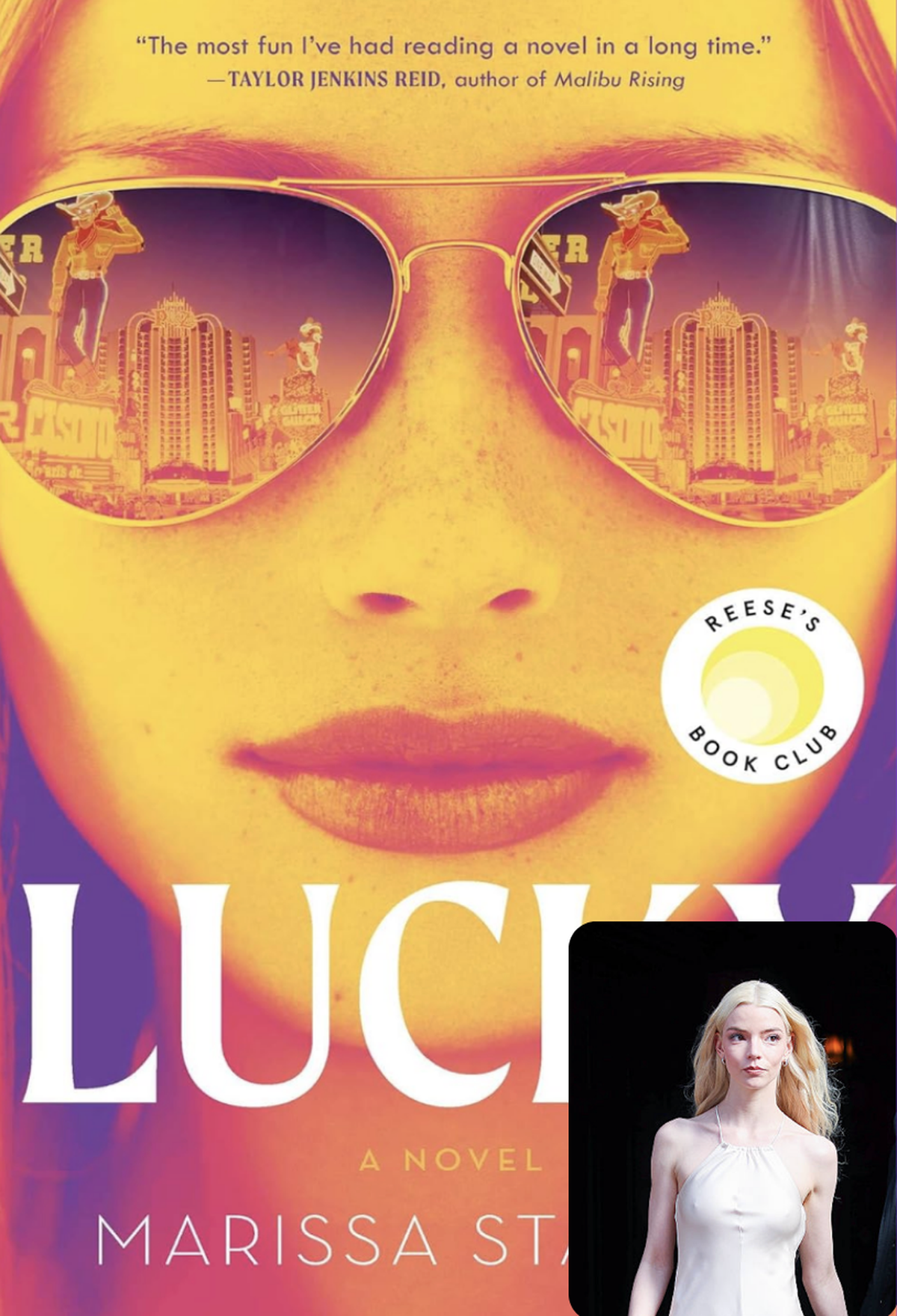 The “Lucky” adaptation will star Anya Taylor-JoyAeon; Simon & Schuster