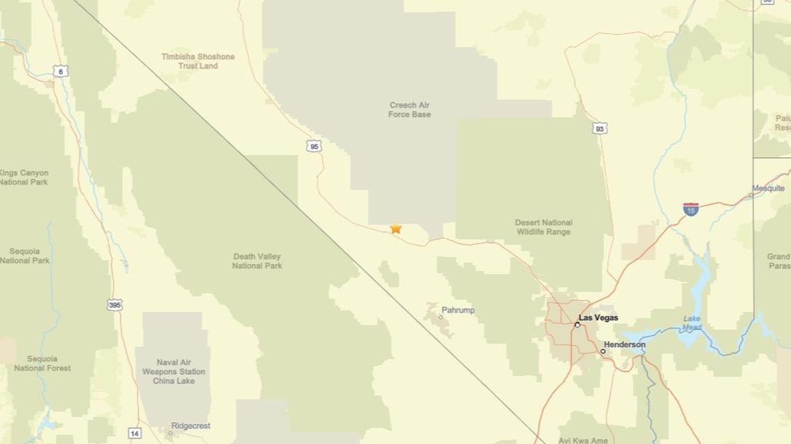 Seismic activity on March 3: Earthquake close to Beatty, NV registered - magnitude 2.3 