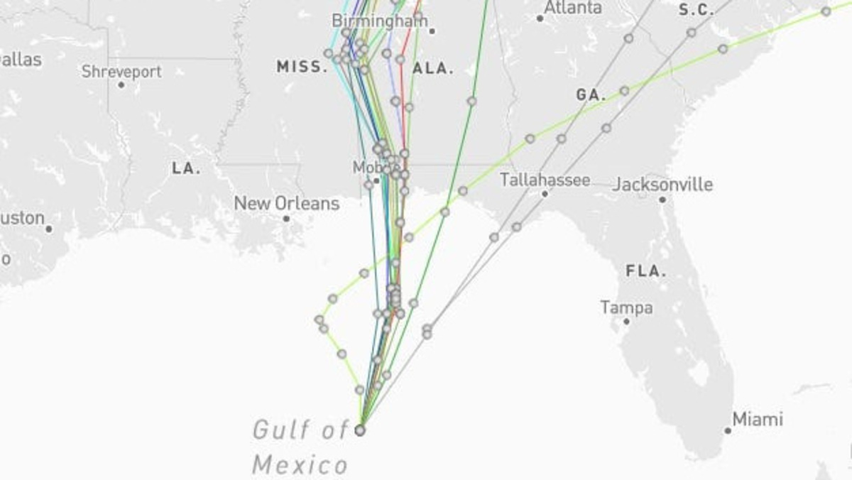 Alabama Hurricane Isaias path: Live radar, trackers, spaghetti models ...