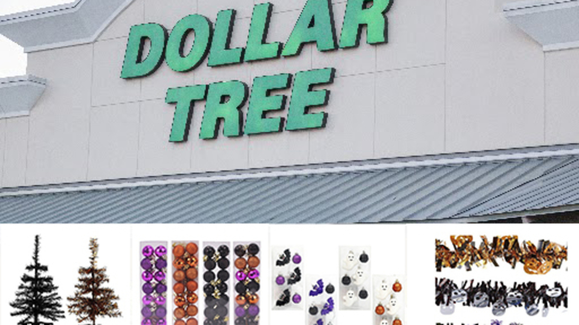 Make a Creepy-Cute Halloween Tree with $1.50 Dollar Tree Decorations!