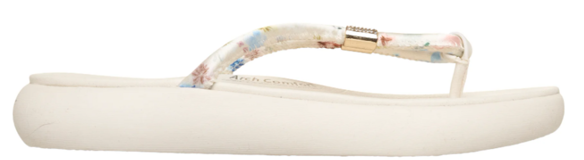  Pictured: Skechers Slide-Ups Relaxed Fit®: Asana Luxe – Vibrant Beauty 