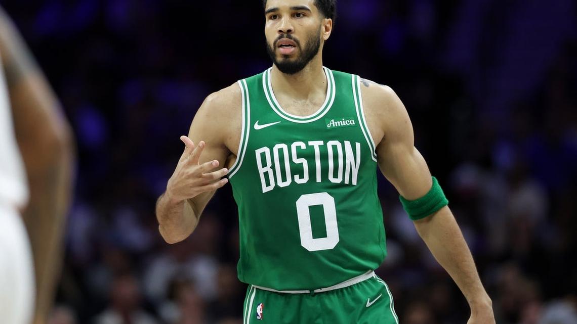 Celtics star Jayson Tatum (knee) out for Game 7 vs. Sixers 