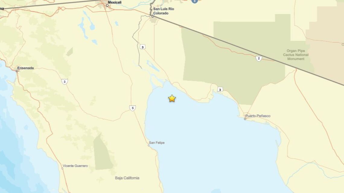 3.1 magnitude earthquake registered close to Estacion Coahuila, B.C., MX on Oct. 8 