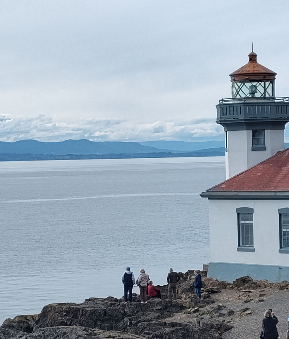 The Lime Kiln State Park Lighthouse in Friday Harbor in Washington’s San Juan Islands.