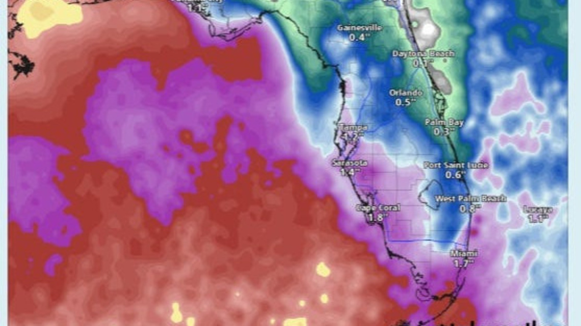 'Zombie storm' Fay still out there, Florida to see wet weekend 