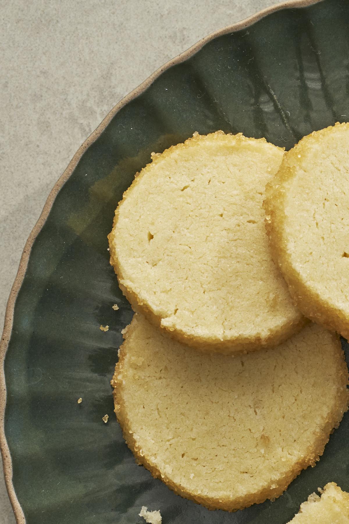 Highlander shortbreads. Calling for just four ingredients -- butter, sugar, flour and salt -- shortbread is one of the simplest confections you can bake. Food styled by Barrett Washburne. (Andrew Bui/The New York Times)