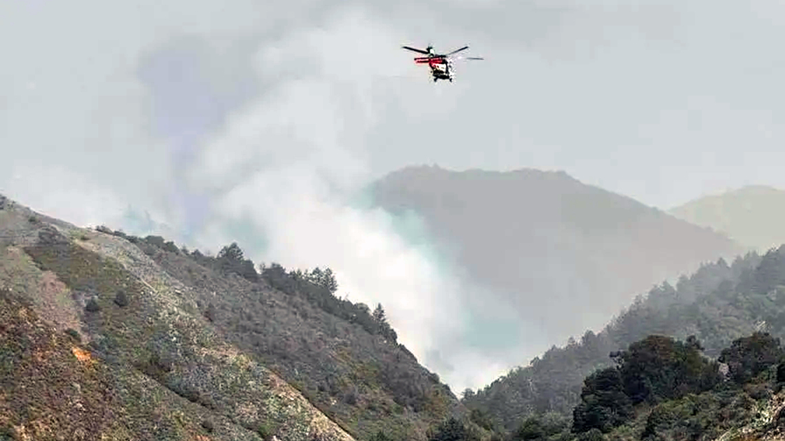 Big Sur fire: Highway 1 closes again as firefighters use ‘dragon eggs' to slow spread of the Timber fire 