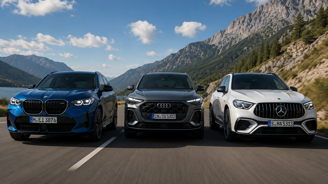 The German Performance SUV Showdown: X3 M50 Vs. SQ5 Vs. AMG GLC 43. Which One is The Fastest? 