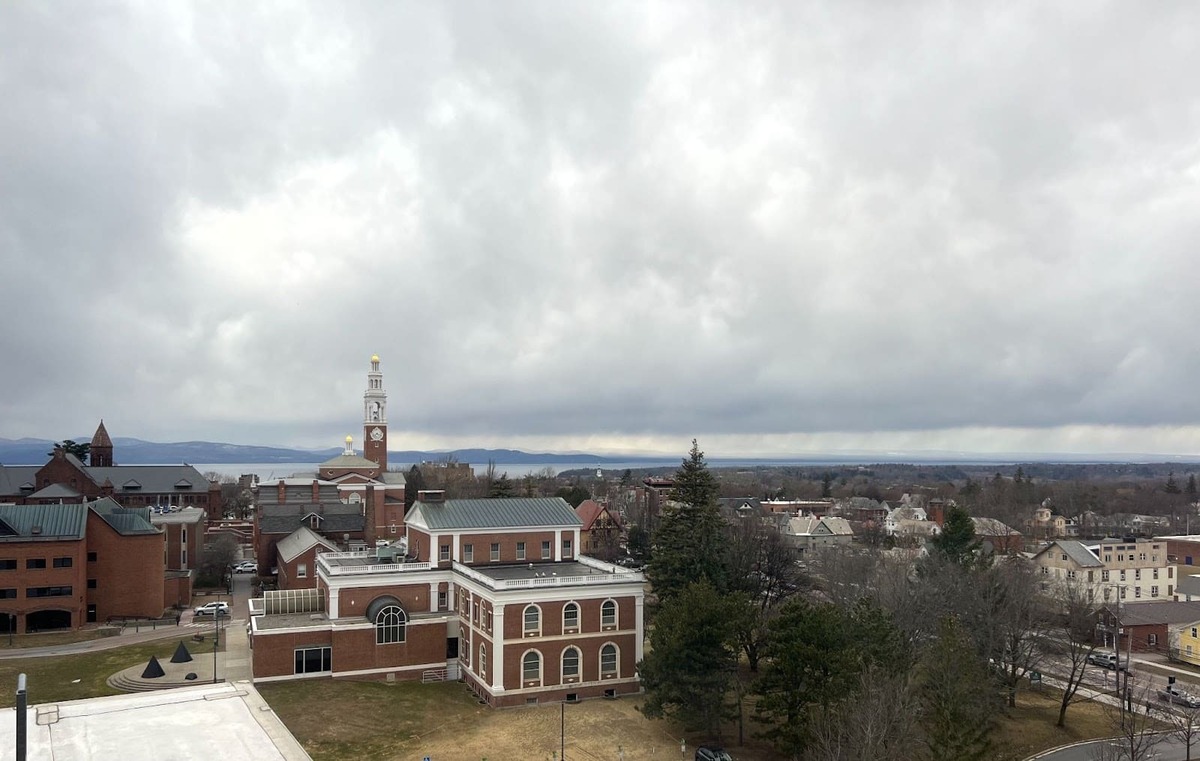  One of the best views of Burlington and UVM is actually from Fletcher Allen Hospital. You can see all the way to Lake Champlain. Photo credit: Nasreen Stump 