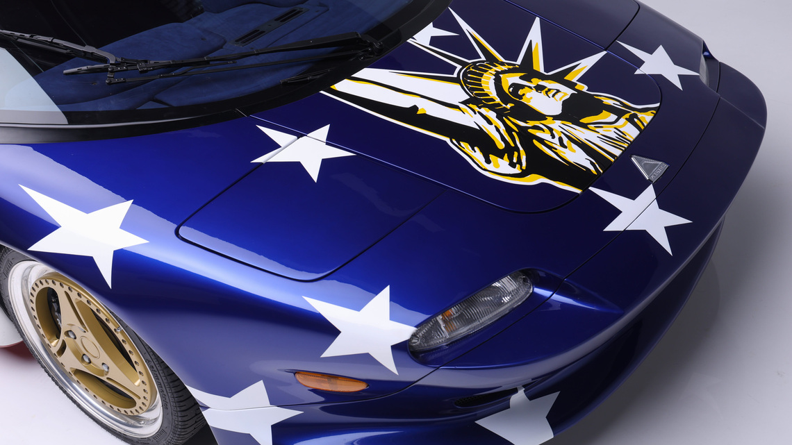 This is easily the most patriotic car you have ever seen 