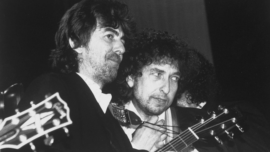 In 1966, Bob Dylan stayed up all night writing a song; two years later, George Harrison turned the chords into a Beatles classic 