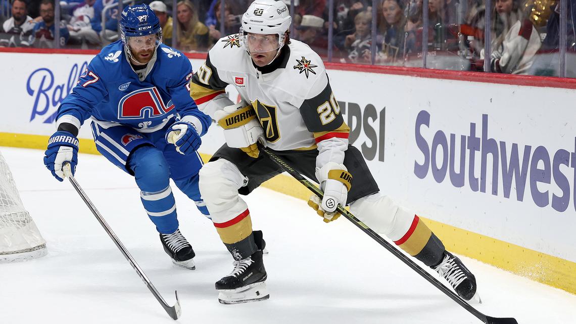 Golden Knights clinch playoff spot, downing Avalanche in OT 