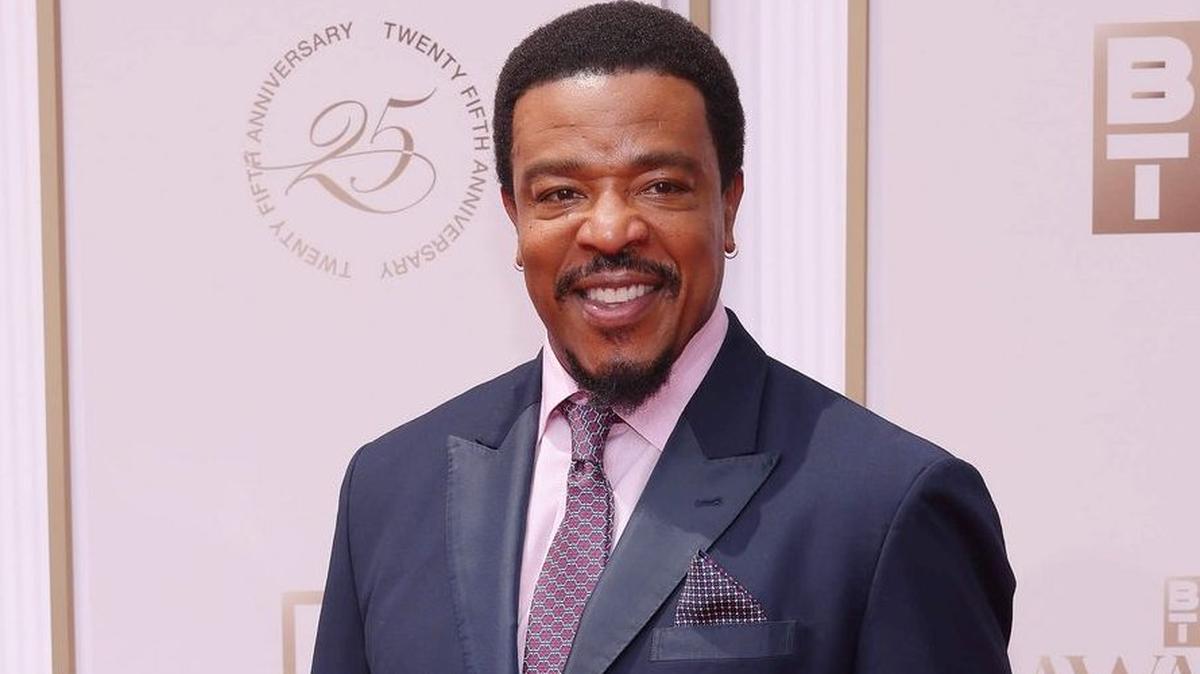Russell Hornsby arrives on the red carpet for 25th annual BET Awards live telecast at the Peacock Theater in Los Angeles on June 9. The actor turns 52 on May 15. File Photo by Greg Grudt/UPI