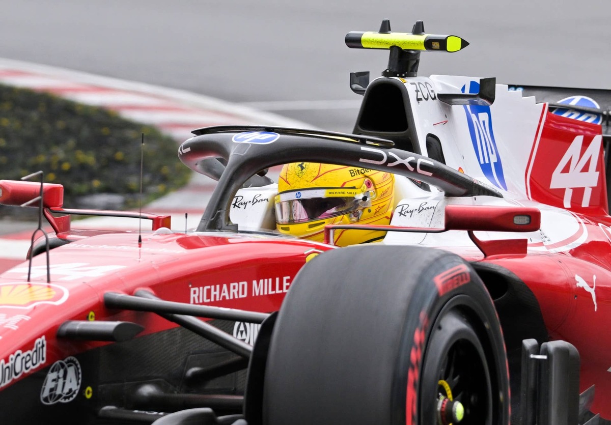  Ferrari driver Lewis Hamilton (44) during the Lenovo Grand Prix Du Canada at Circuit Gilles-Villeneuve on May 24, 2026. Eric Bolte-Imagn Images