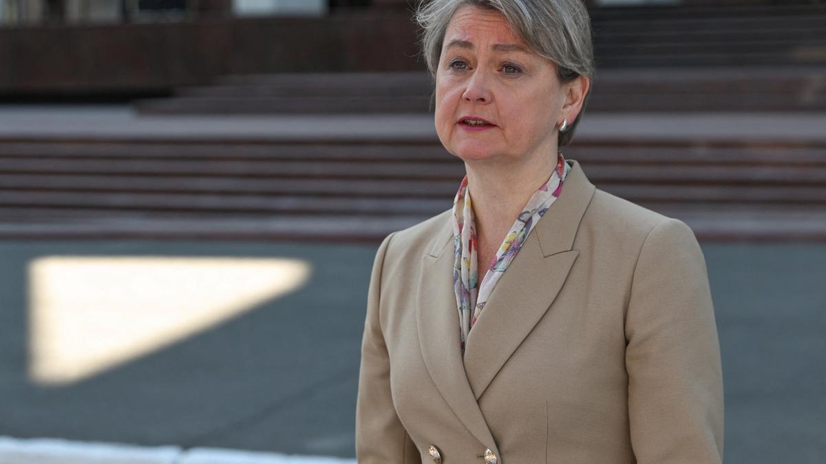 British Foreign Secretary, Yvette Cooper arrives at the 135th Session of the Committee of Ministers of the Council of Europe at the Palace of the Republic in Chisinau, Moldova, May 15, 2026. REUTERS/Vladislav Culiomza