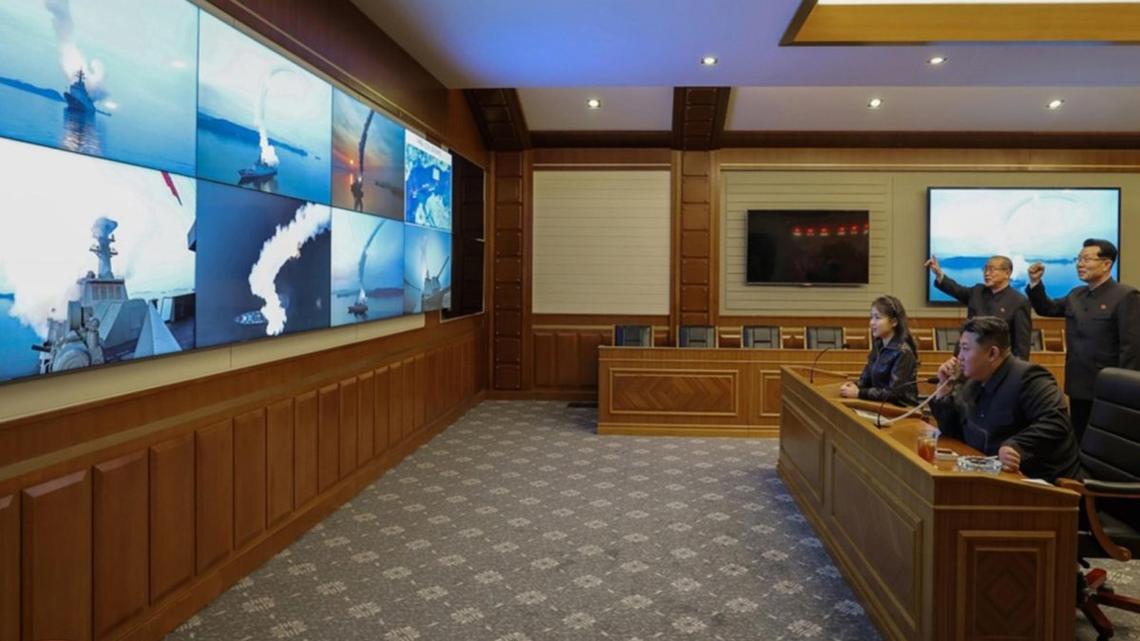 North Korea launches rockets amid U.S. asset redeployment 