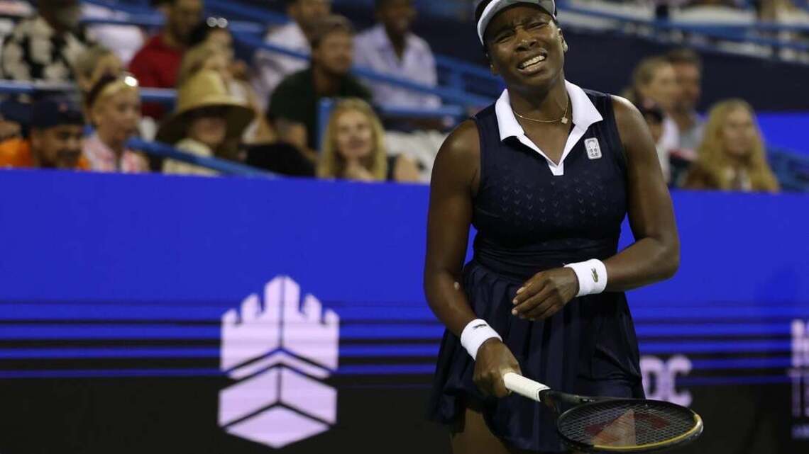 WTA roundup: Venus Williams makes first-round exit in DC 