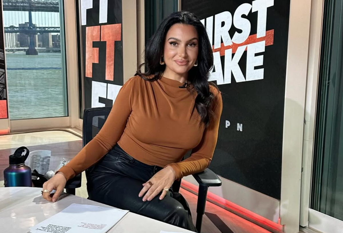  Molly Qerim on First Take. 
