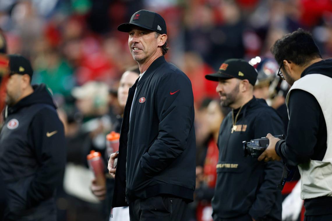  San Francisco 49ers head coach Kyle Shanahan 