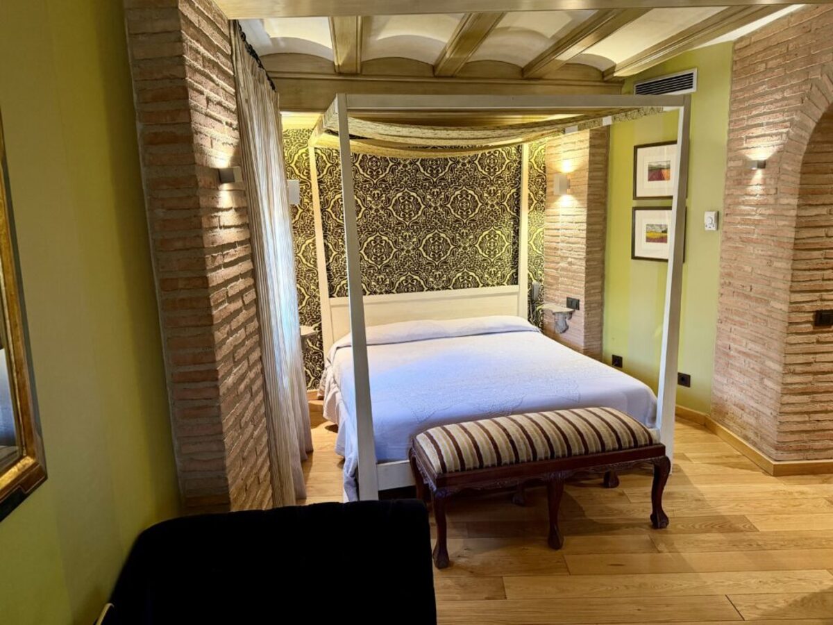  I felt like a princess sleeping in my canopied bed at the Hotel Boutique Maribel. Photo credit: Cathy Bennett Kopf 