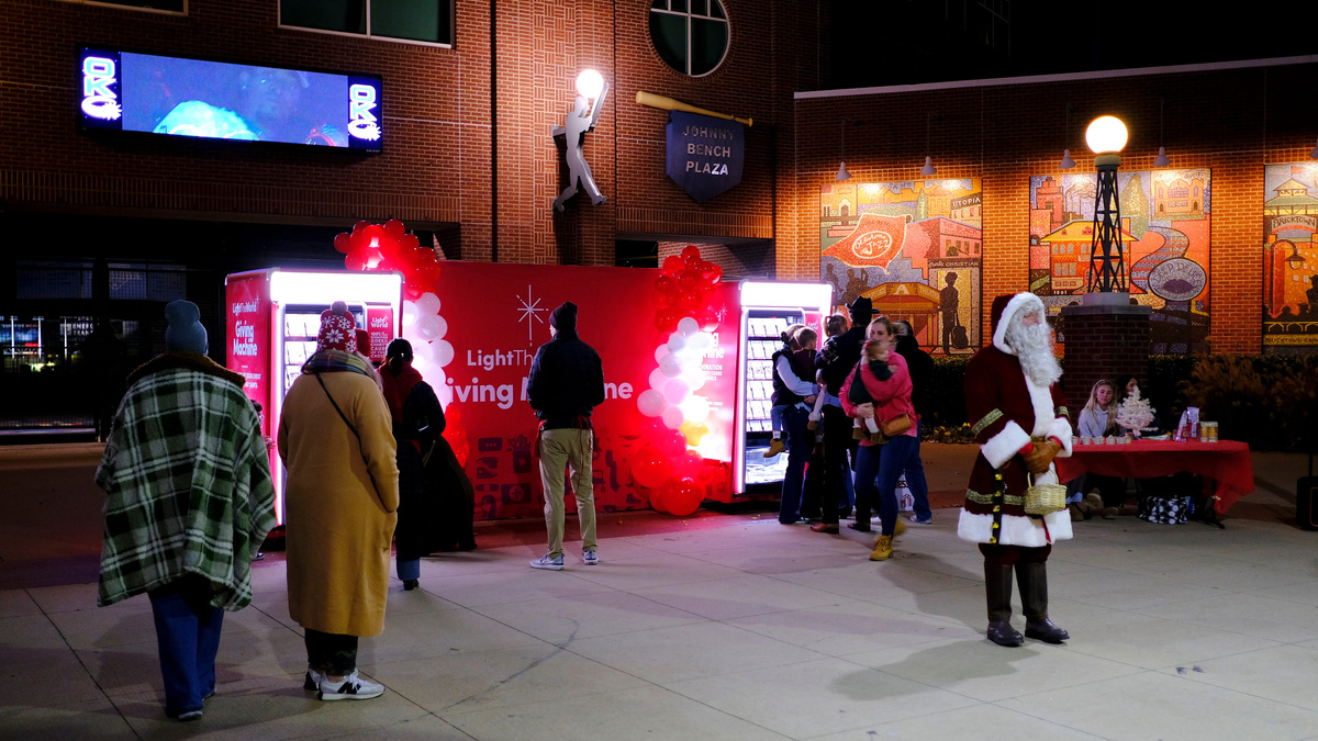 Giving Machines return to OKC's Scissortail Park for holiday charity