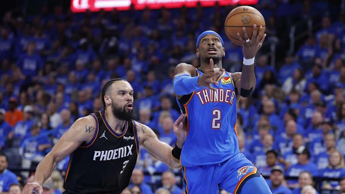  The Thunder began their title defense with a dominant victory over Phoenix | Alonzo Adams-Imagn Images 