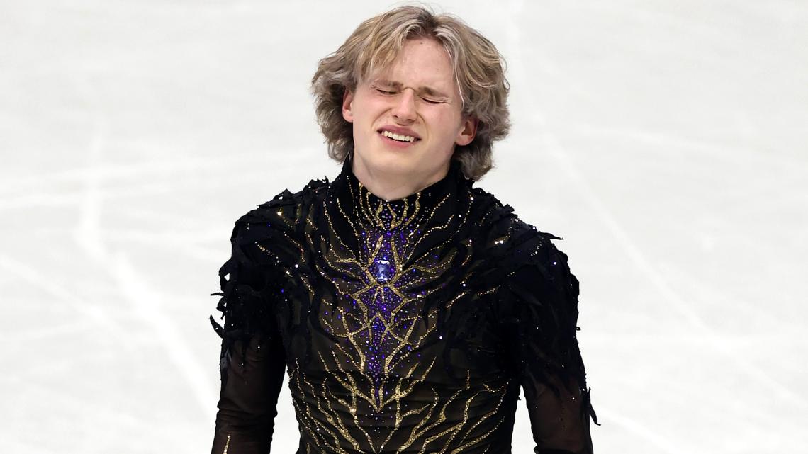 Team USA’s Mikaela Shiffrin reacts to Ilia Malinin’s shocking Olympics finish