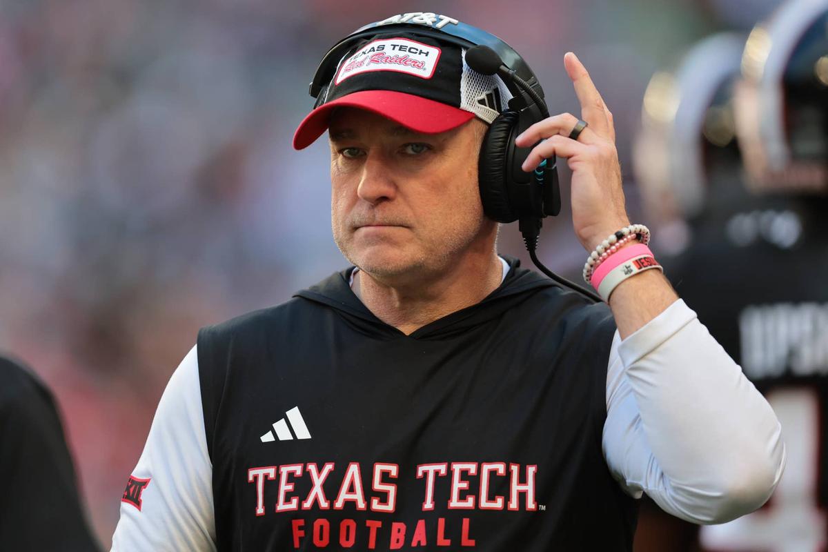  Texas Tech Red Raiders head coach Joey McGuire. Sam Navarro-Imagn Images