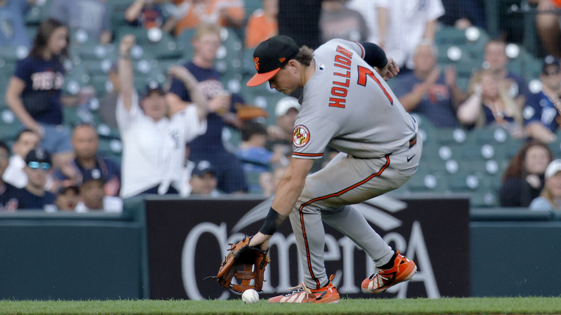 Orioles' Jackson Holliday racks up 4 hits to tame Tigers in 8-5 win 