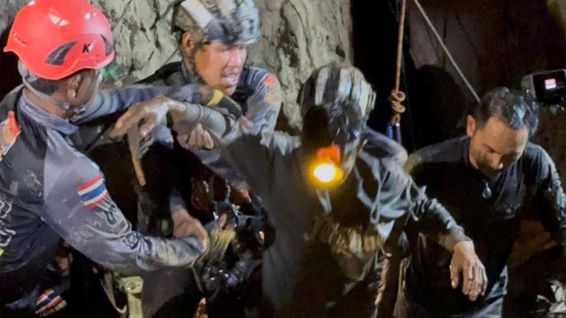 One Laotian miner rescued from cave after nine days