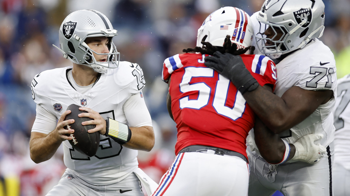 Raiders pummeled by Patriots, leading to Fernando Mendoza's NFL debut