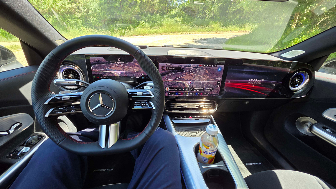Auto review: Mercedes CLA EV takes on Tesla's Model 3 sedan
