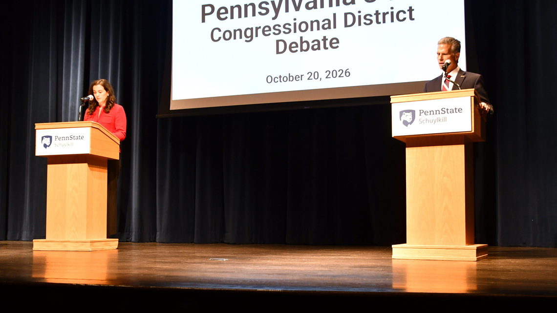 Meuser, Wallace clash repeatedly on issues in PA 9th District debate