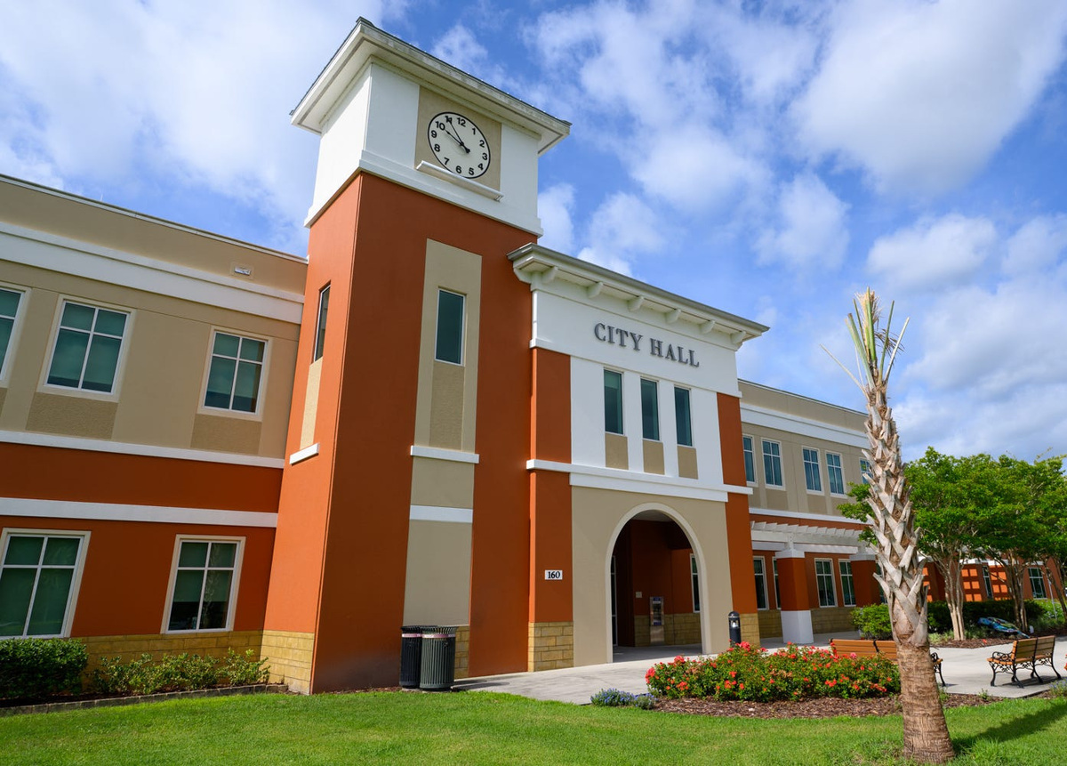 Palm Coast City Hall is located at 160 Lake Ave.