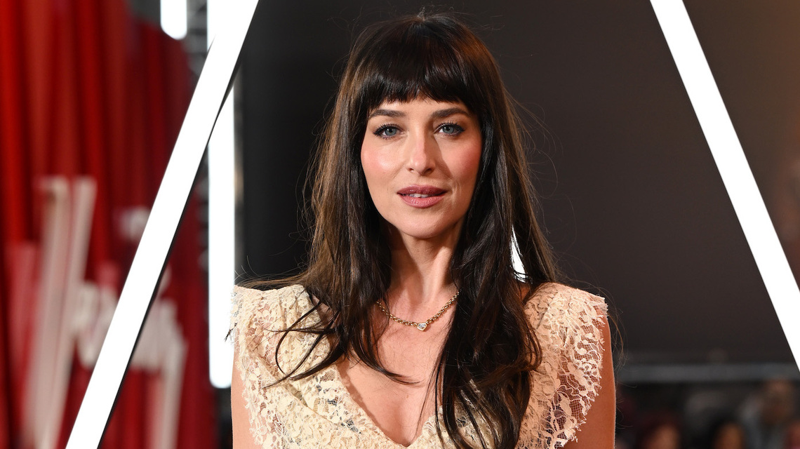 Dakota Johnson Shows off Black Lingerie in Naked Dress at ‘Verity' Premiere 