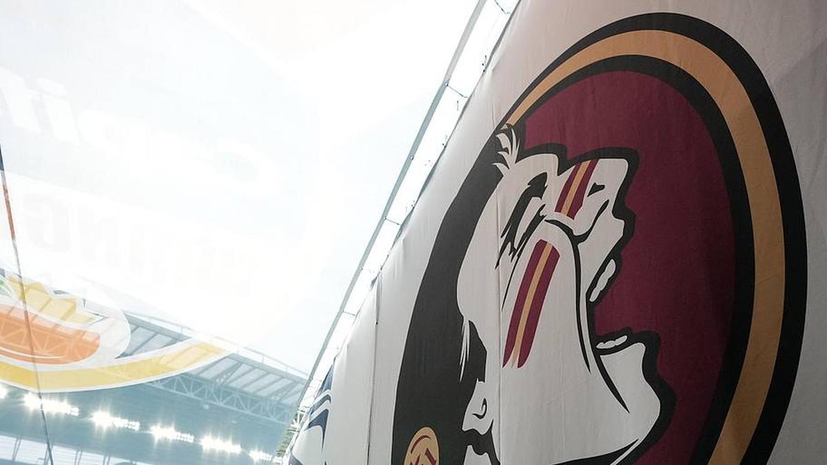  Dec 30, 2023; Miami Gardens, FL, USA; A general view of the Florida State Seminoles tunnel prior to the 2023 Orange Bowl between the Florida State Seminoles and the Georgia Bulldogs at Hard Rock Stadium. Mandatory Credit: Jasen Vinlove-Imagn Images | Jasen Vinlove-Imagn Images 