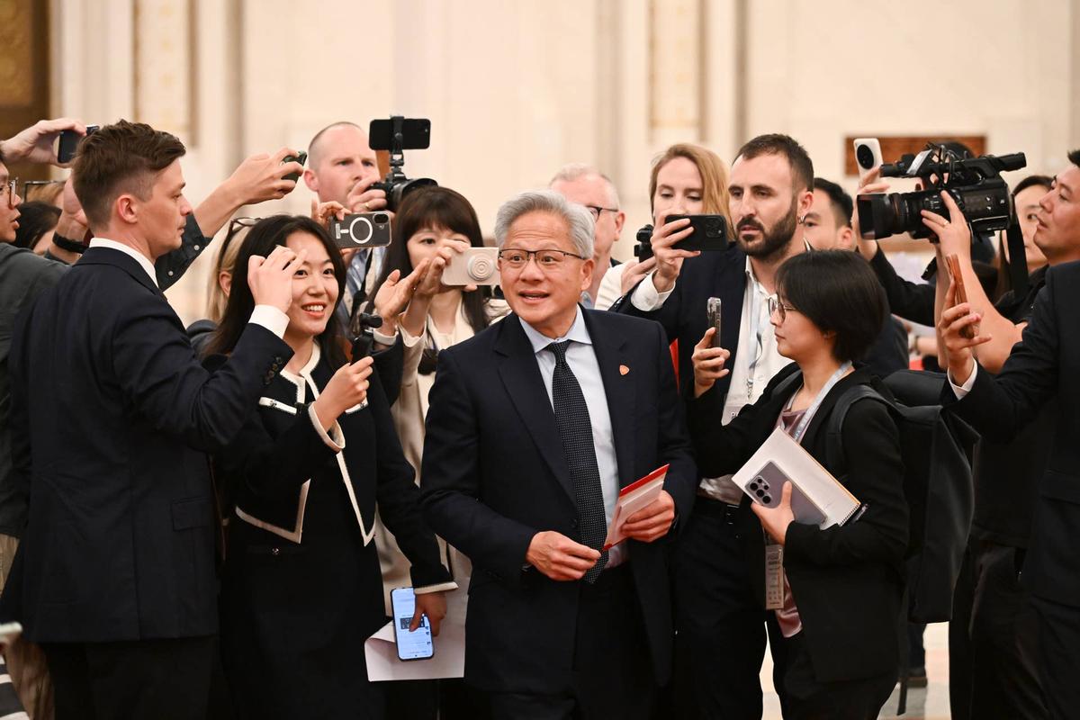  Jensen Huang arrives in Beijing as Nvidia seeks China chip breakthrough. 