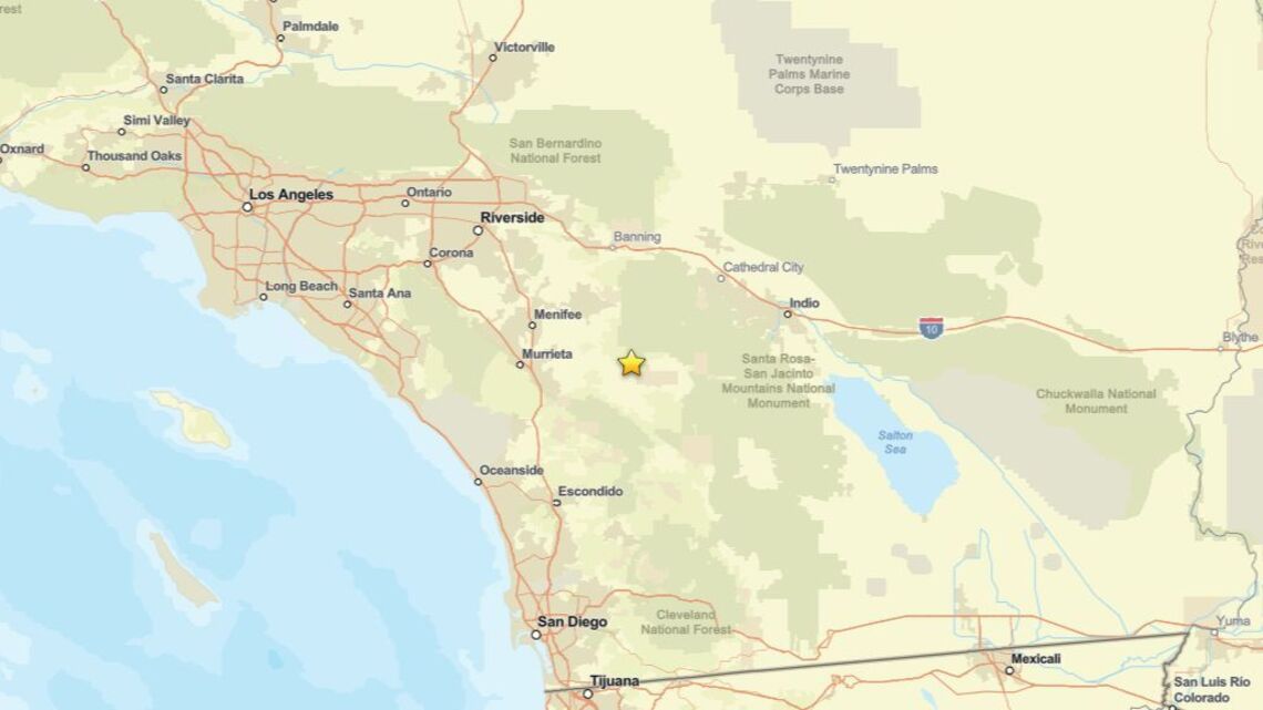 Update: Seismic activity on Aug. 25 - 2.1 magnitude earthquake near Anza, CA reported 