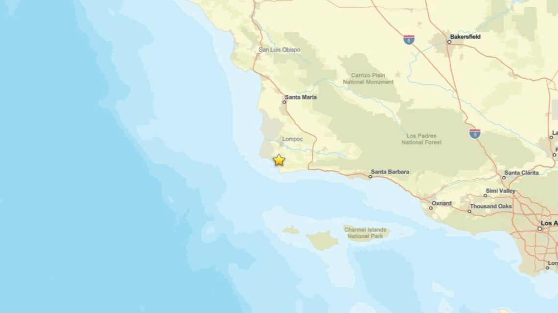 Update: Aug. 17 - 2.5 magnitude earthquake reported close to Lompoc, CA 